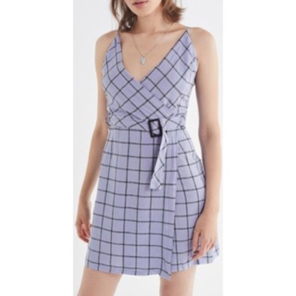 Urban Outfitters Purple Plaid Dress